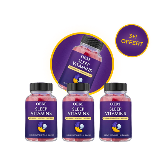 Sleep Gummies - Pack 3+1 offert